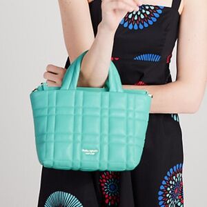 【kate spade】Softwhere Quilted Leather Mini Tote/NWT!!